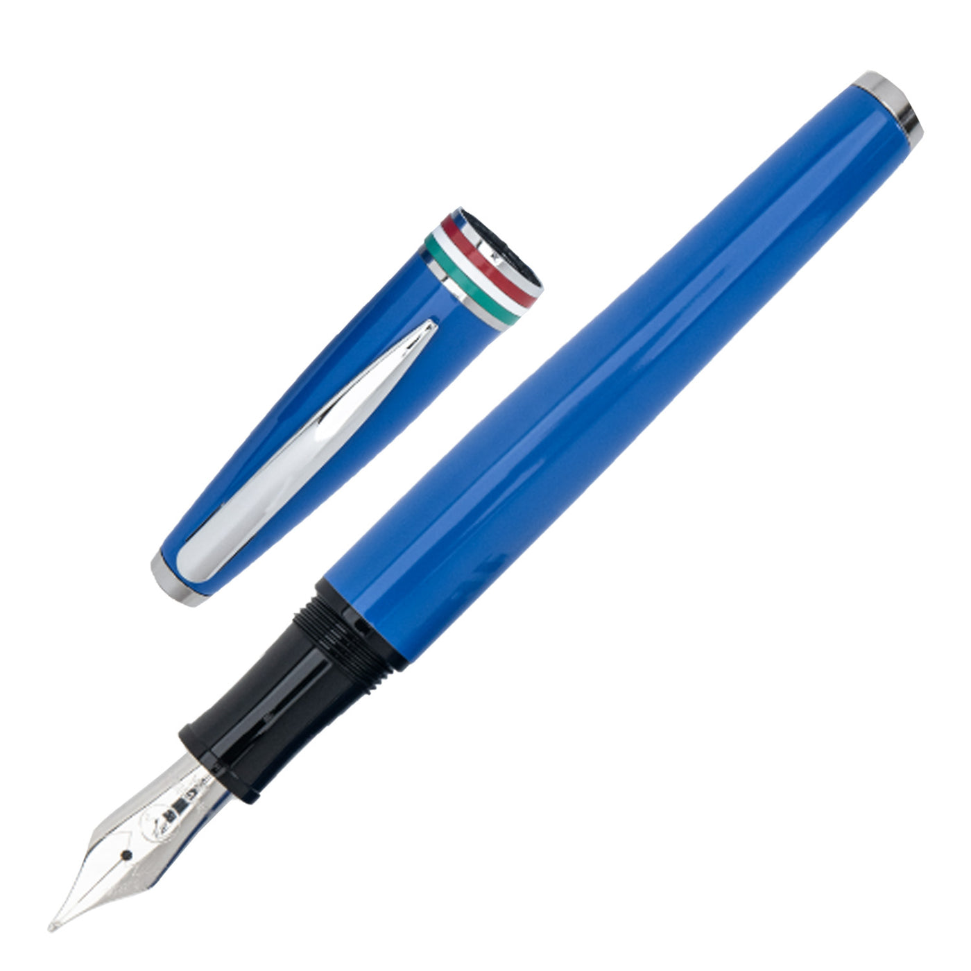 Monteverde Aldo Domani Italia Fountain Pen - Exotic Blue CT 1