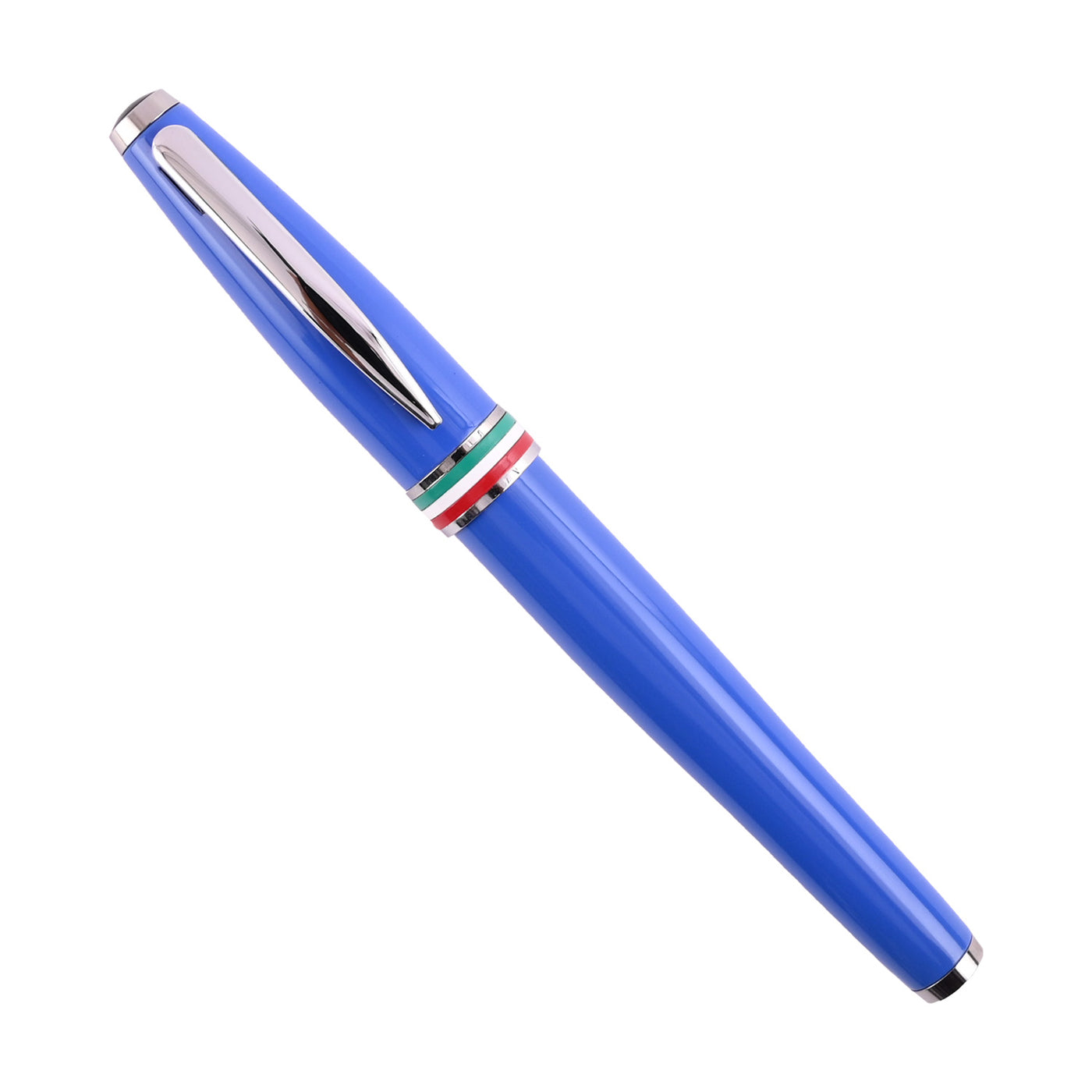 Monteverde Aldo Domani Italia Fountain Pen - Exotic Blue CT 7