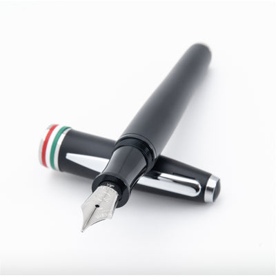 Monteverde Aldo Domani Italia Fountain Pen - Matte Black CT 3