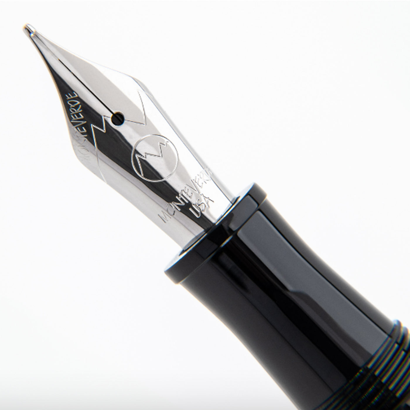 Monteverde Aldo Domani Italia Fountain Pen - Matte Black CT 7