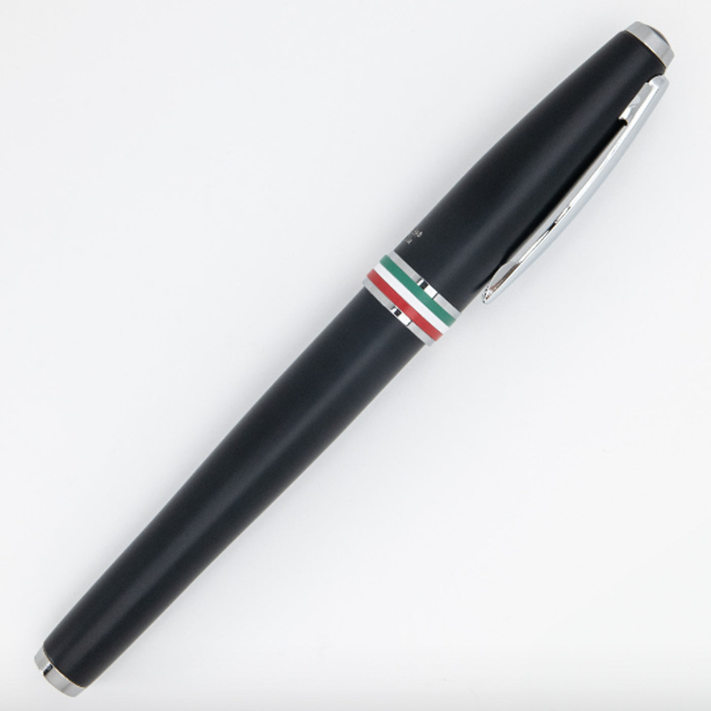 Monteverde Aldo Domani Italia Fountain Pen - Matte Black CT 8