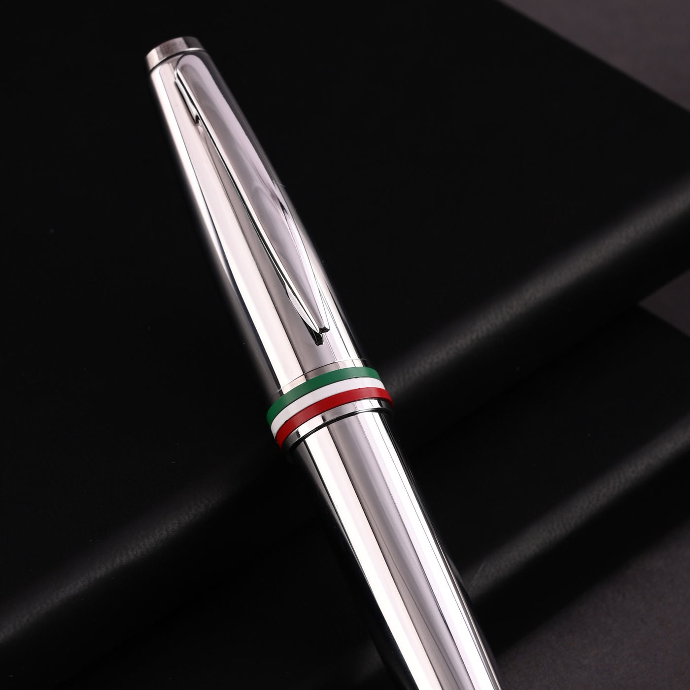 Monteverde Aldo Domani Italia Fountain Pen - Mirror Chrome CT 12