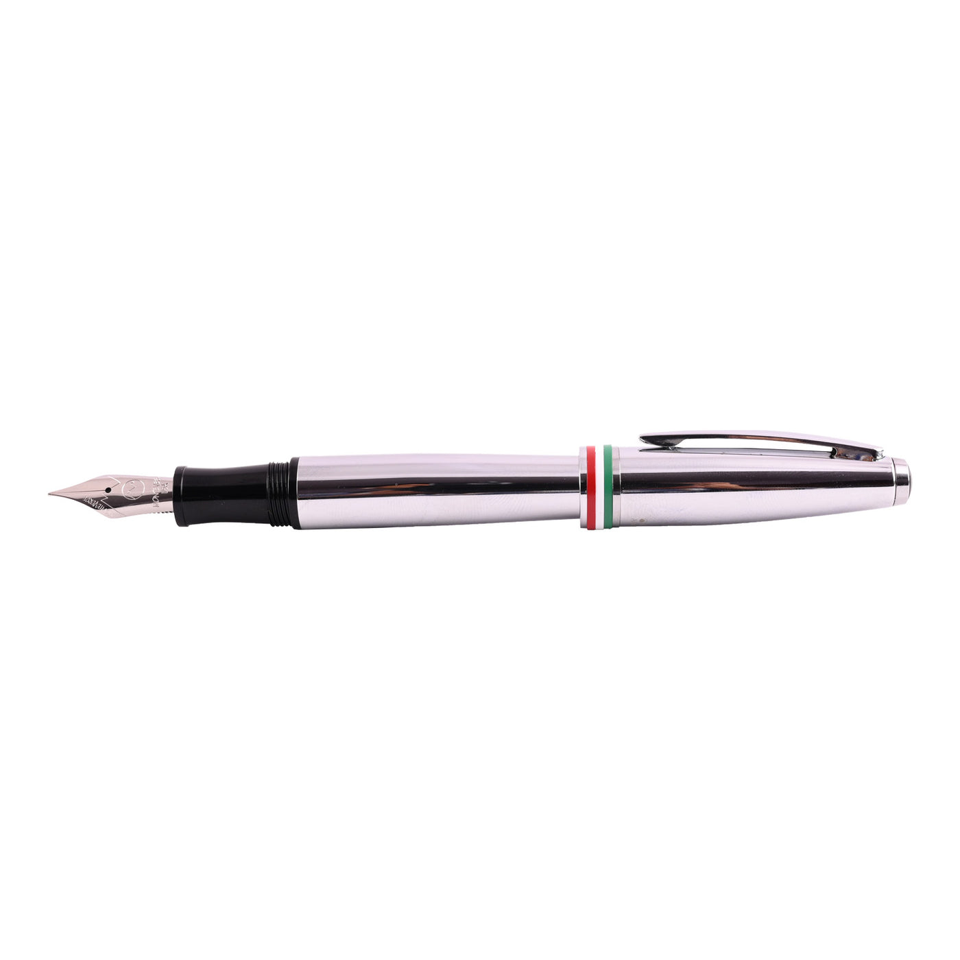 Monteverde Aldo Domani Italia Fountain Pen - Mirror Chrome CT 2