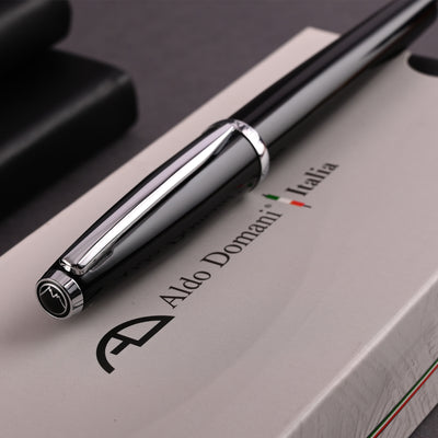 Monteverde Aldo Domani Roller Ball Pen - Black CT 9