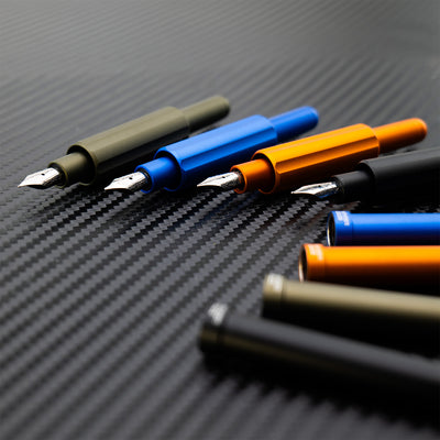 Monteverde Axis Fountain Pen - Matte Blue