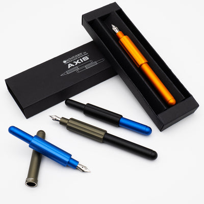 Monteverde Axis Fountain Pen - Matte Orange