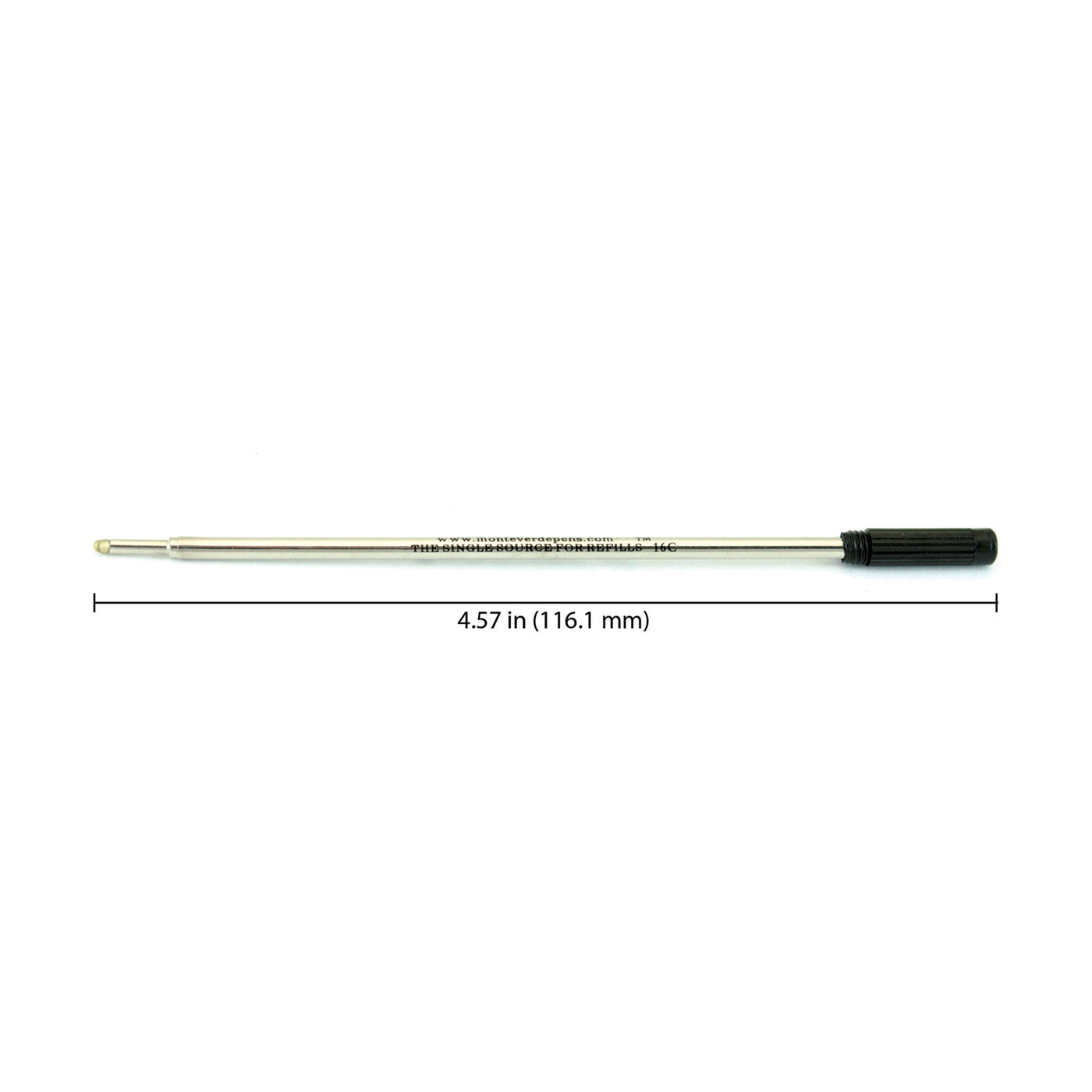 Monteverde Ball Pen Refill for Cross - Medium - Black - Pack of 2 2