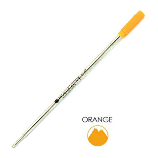 Monteverde Ball Pen Refill for Cross - Medium - Orange - Pack of 2