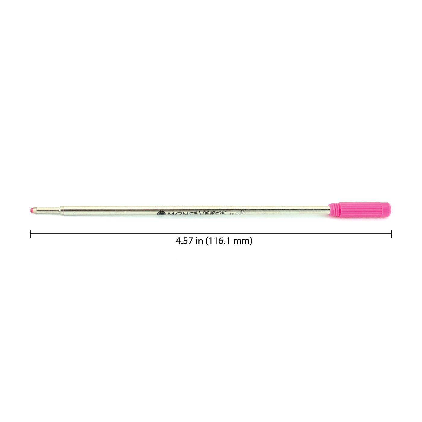 Monteverde Ball Pen Refill for Cross - Medium - Pink - Pack of 2 2