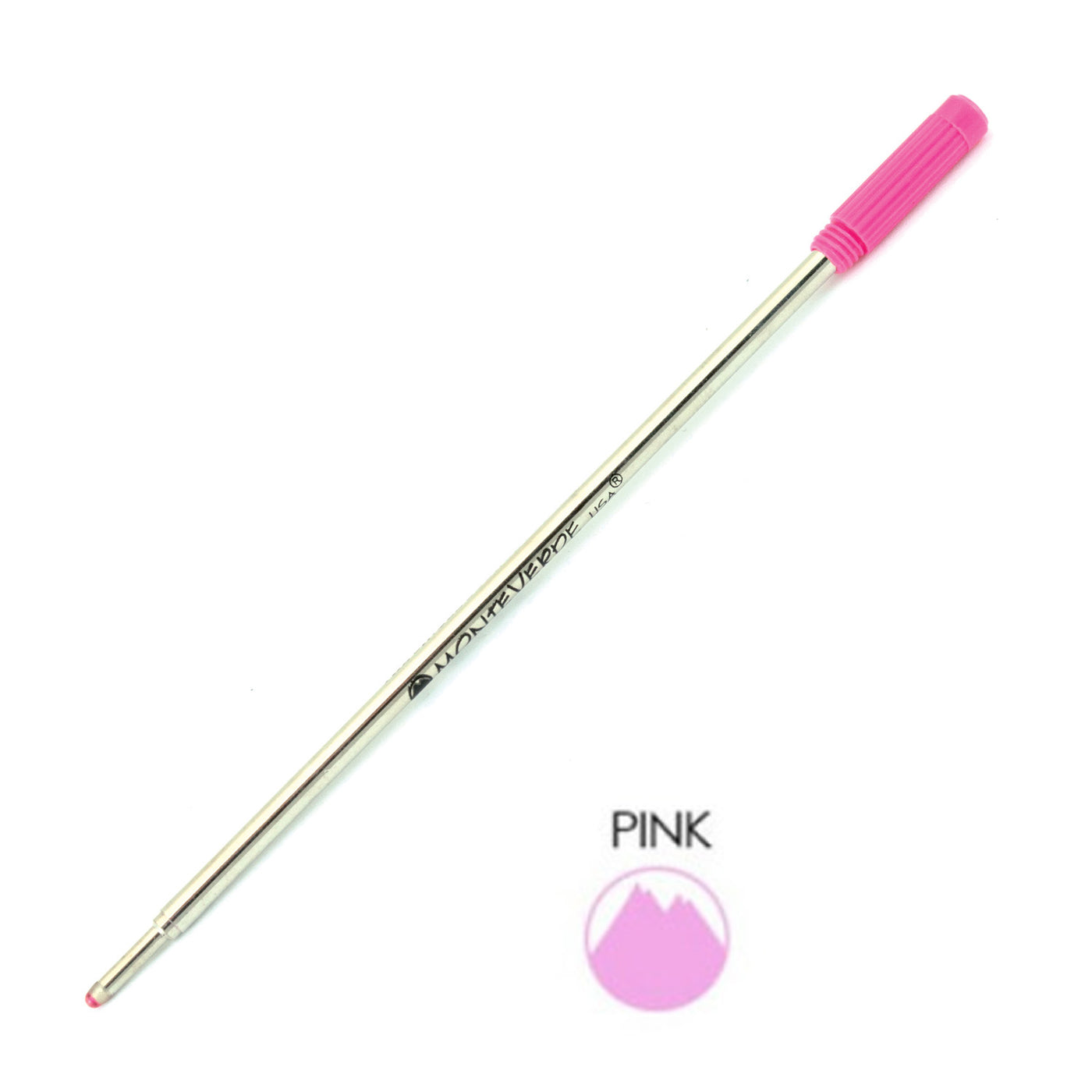 Monteverde Ball Pen Refill for Cross - Medium - Pink - Pack of 2 3