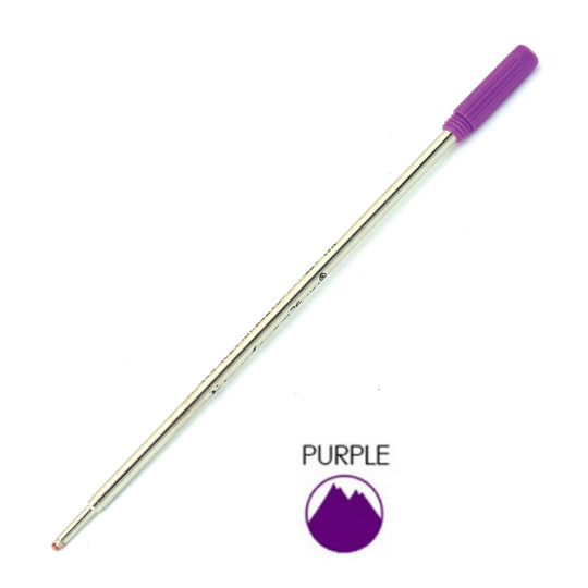 Monteverde Ball Pen Refill for Cross - Medium - Purple - Pack of 2
