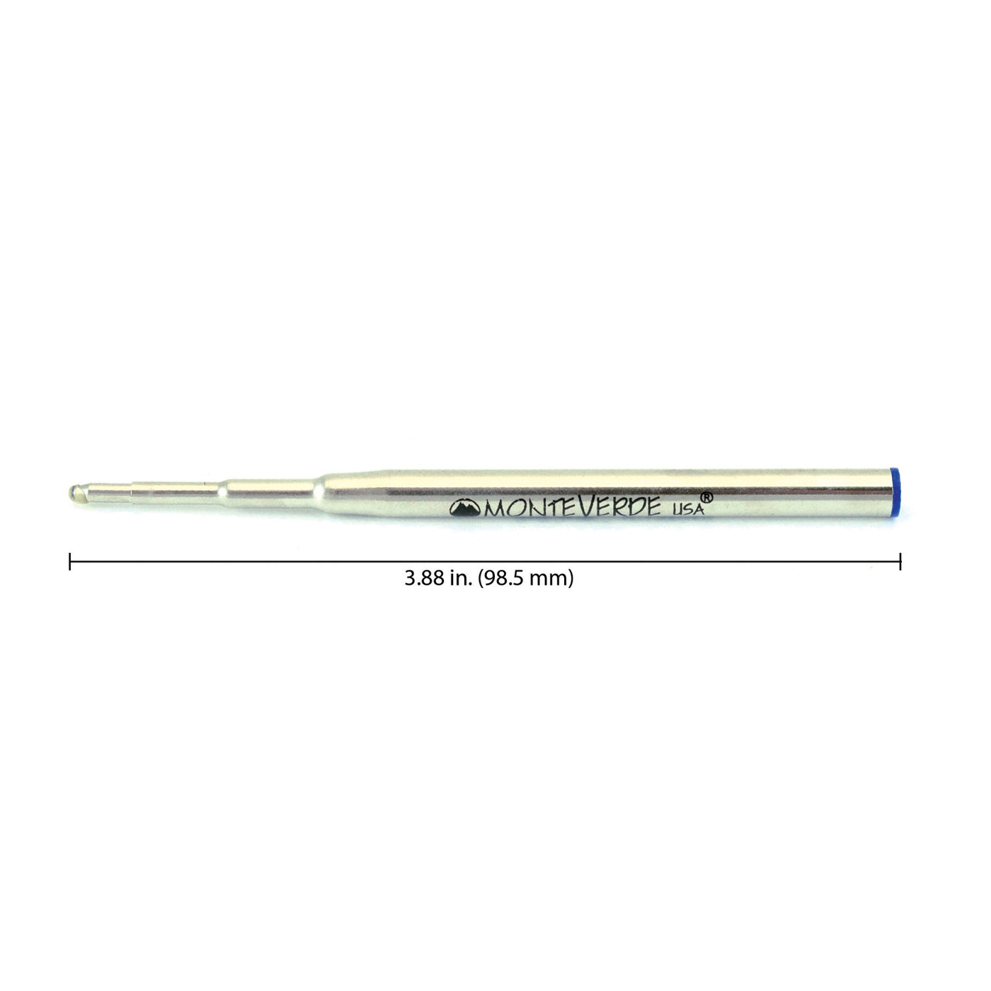 Monteverde Ball Pen Refill for Montblanc - Broad - Blue Black - Pack of 2 3