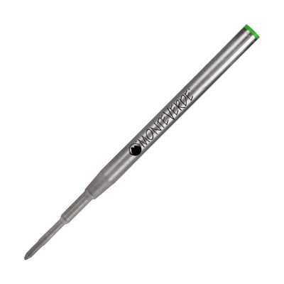 Monteverde Ball Pen Refill for Montblanc - Medium - Green - Pack of 2 1