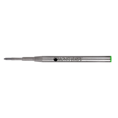Monteverde Ball Pen Refill for Montblanc - Medium - Green - Pack of 2 3