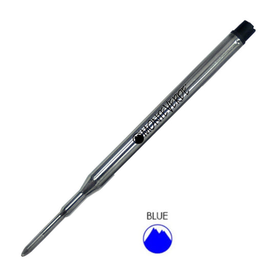 Monteverde Ball Pen Refill for Sheaffer - Medium - Blue - Pack of 2