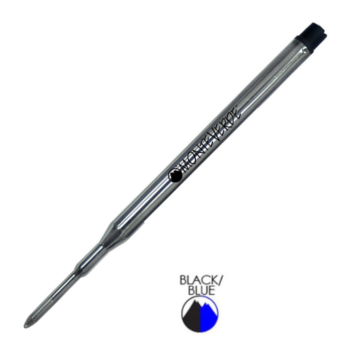 Monteverde Ball Pen Refill for Sheaffer - Medium - Blue Black - Pack of 2 2