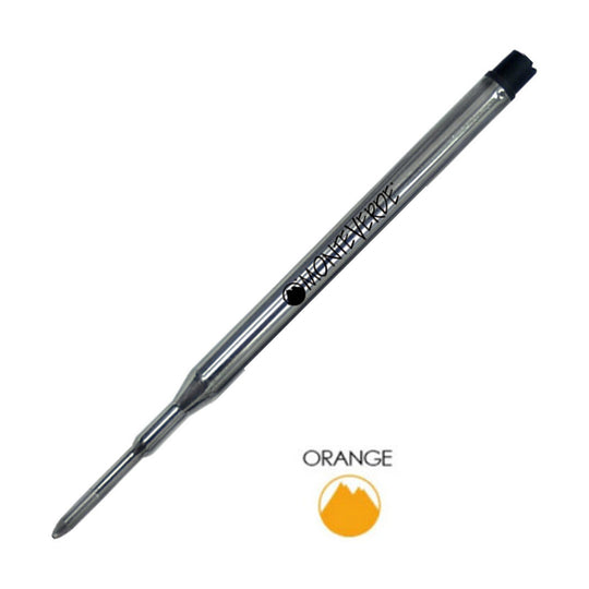 Monteverde Ball Pen Refill for Sheaffer - Medium - Orange - Pack of 2