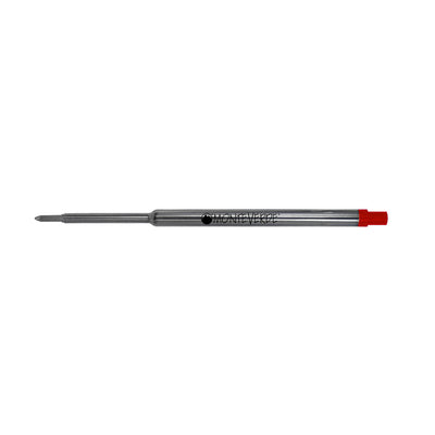 Monteverde Ball Pen Refill for Waterman - Medium - Red - Pack of 2 3