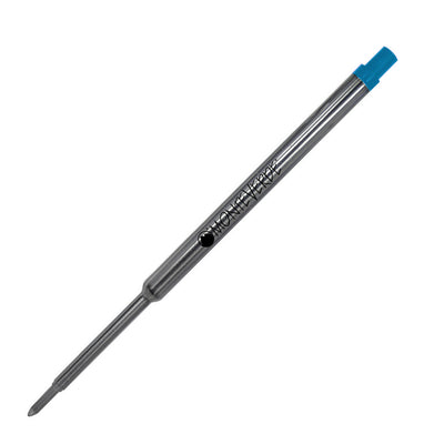 Monteverde Ball Pen Refill for Waterman - Medium - Turquoise - Pack of 2 2