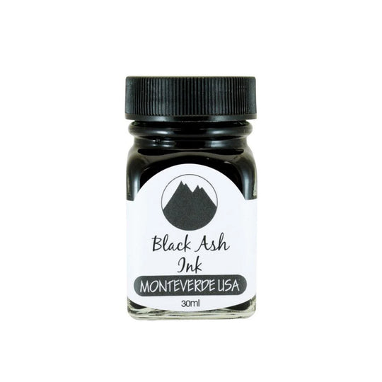 Monteverde Black Ash Ink Bottle - 30ml