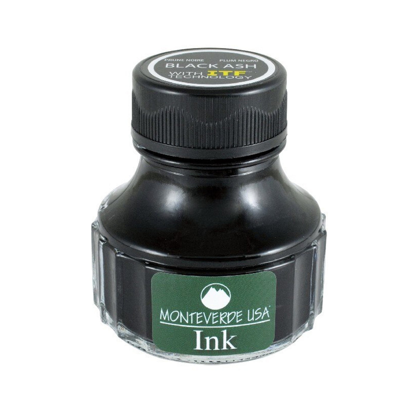 Monteverde Black Ash Ink Bottle - 90ml 1