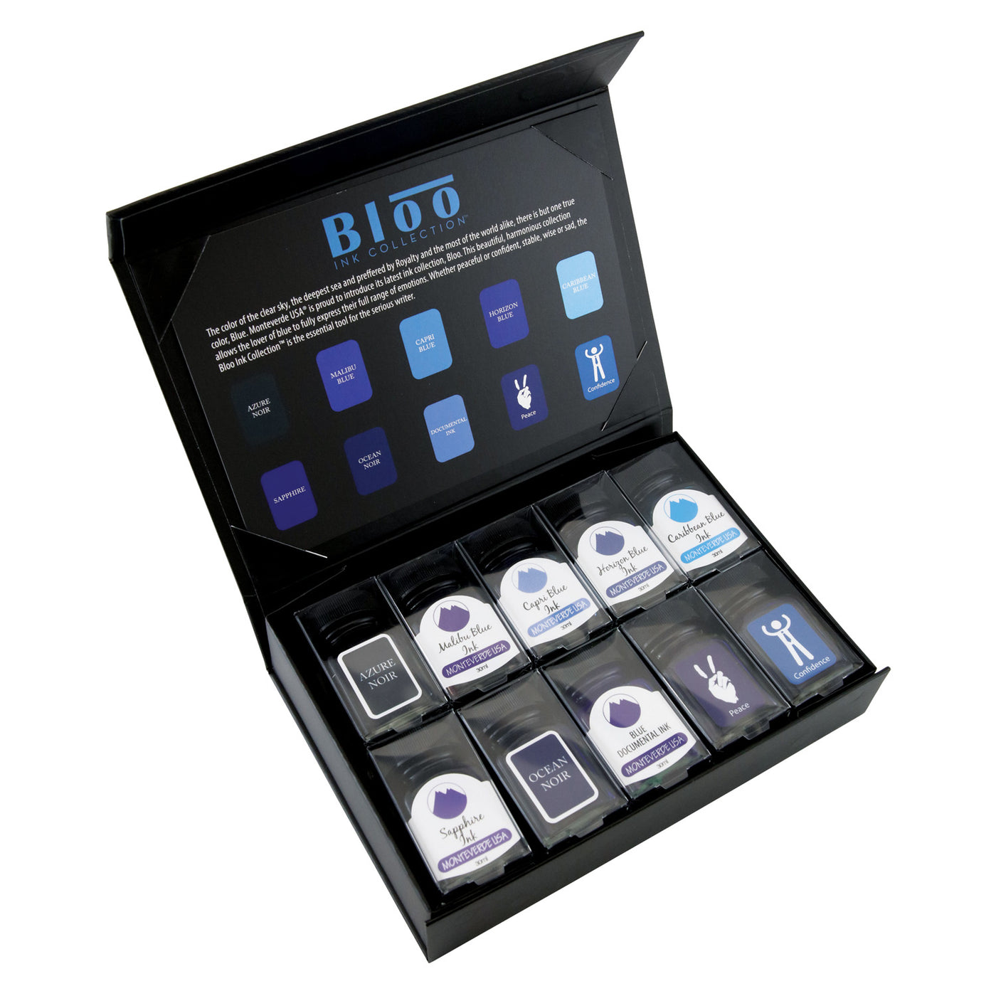 Monteverde Bloo Ink Bottle Gift Set 2