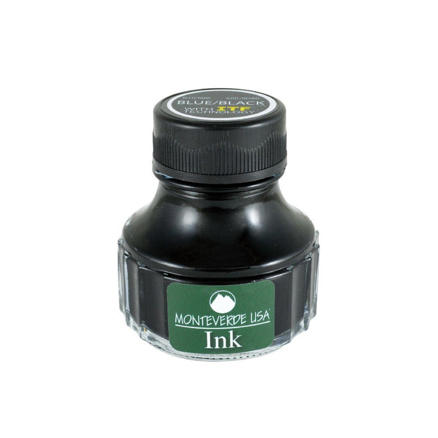 Monteverde Blue Black Ink Bottle - 90ml 1