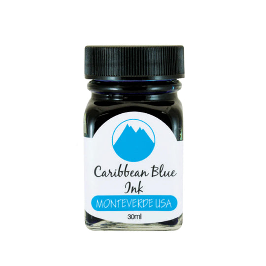 Monteverde Caribbean Blue Ink Bottle - 30ml