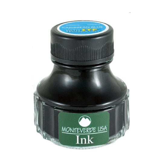 Monteverde Caribbean Blue Ink Bottle - 90ml