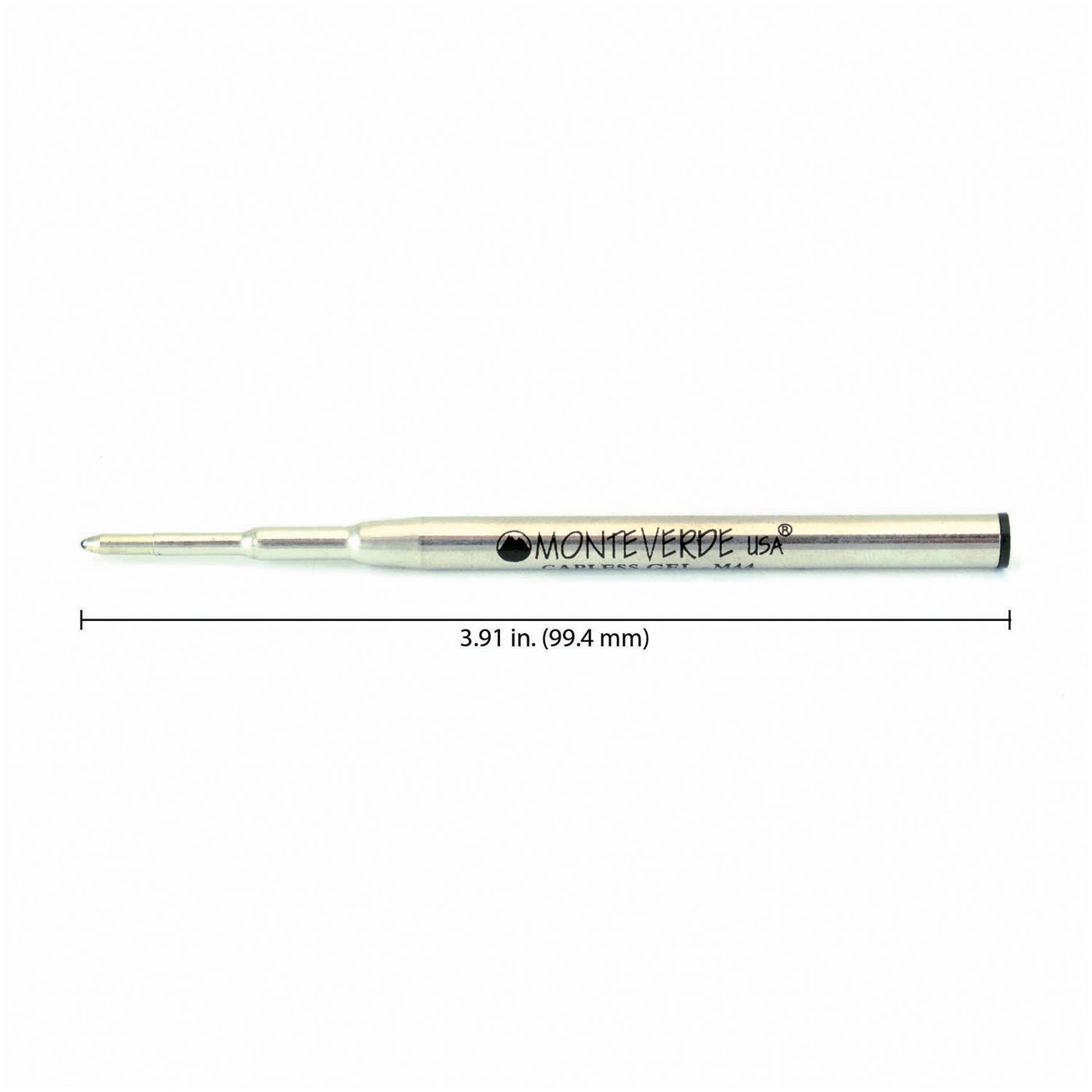 Monteverde Ceramic Gel Ball Pen Refill for Montblanc - Broad - Black - Pack of 2 3