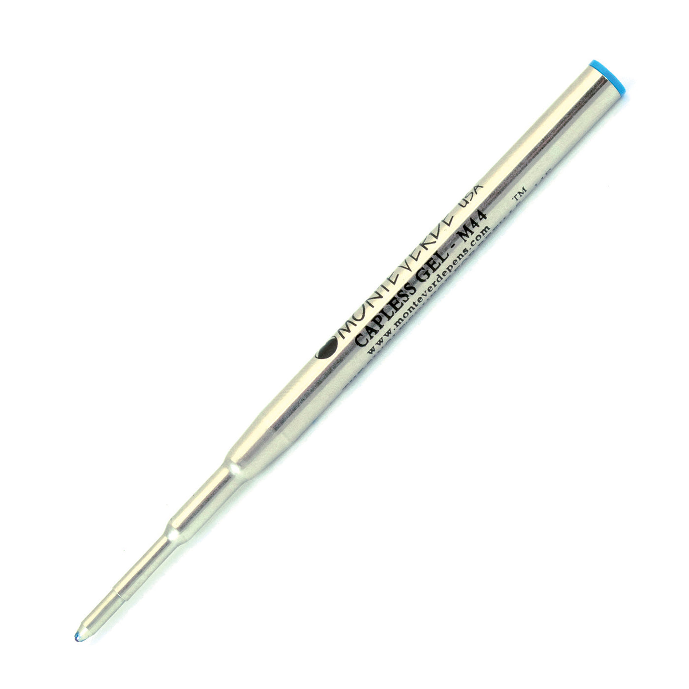 Monteverde Ceramic Gel Ball Pen Refill for Montblanc - Broad - Blue - Pack of 2 2