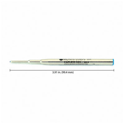 Monteverde Ceramic Gel Ball Pen Refill for Montblanc - Broad - Blue - Pack of 2 3