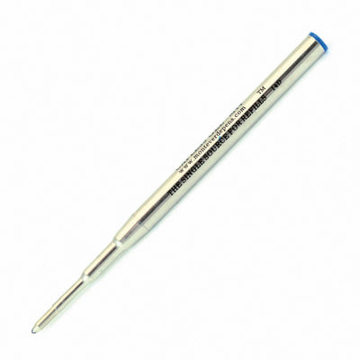 Monteverde Ceramic Gel Ball Pen Refill for Montblanc - Broad - Blue Black - Pack of 2 2