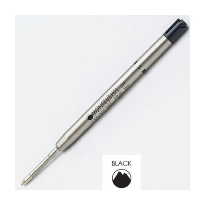 Monteverde Ceramic Gel Ball Pen Refill for Parker - Fine - Black - Pack of 2 1