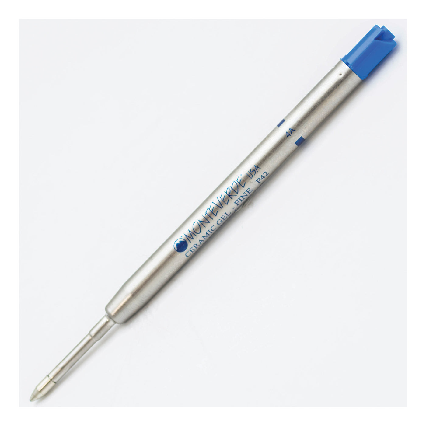 Monteverde Ceramic Gel Ball Pen Refill for Parker - Fine - Blue - Pack of 2 2