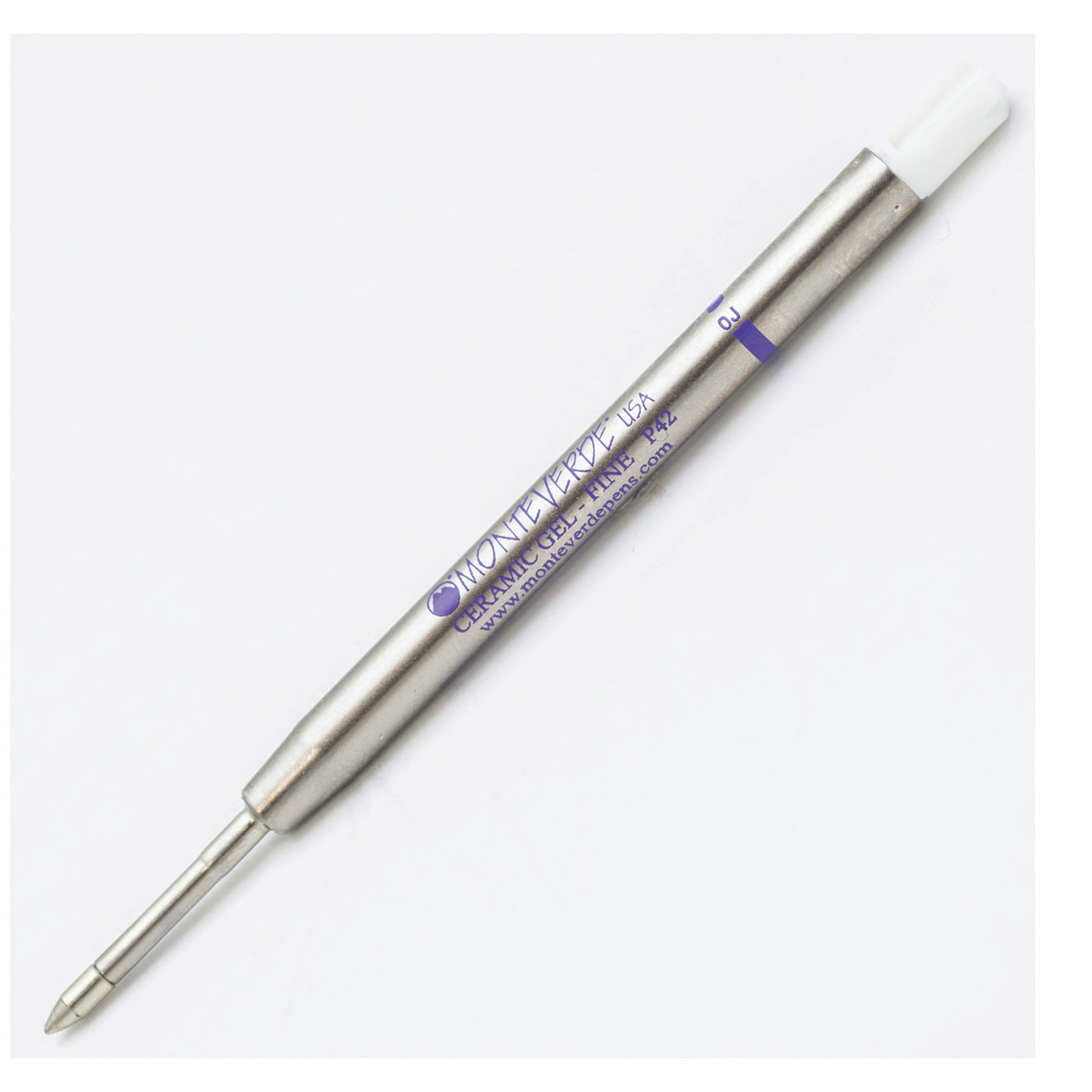 Monteverde Ceramic Gel Ball Pen Refill for Parker - Fine - Purple - Pack of 2 2