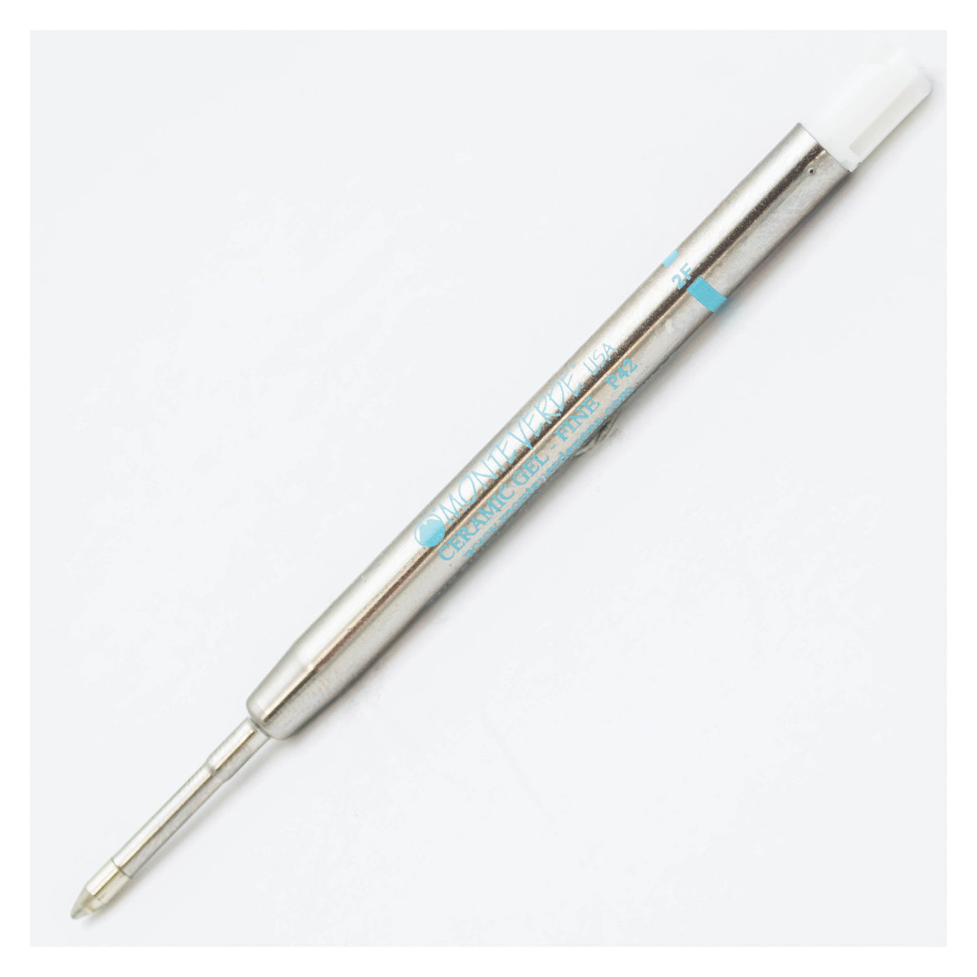 Monteverde Ceramic Gel Ball Pen Refill for Parker - Fine - Turquoise - Pack of 2 2