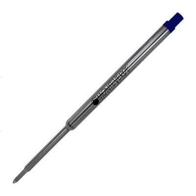 Monteverde Ceramic Gel Ball Pen Refill for Waterman - Fine - Blue Black - Pack of 2 2