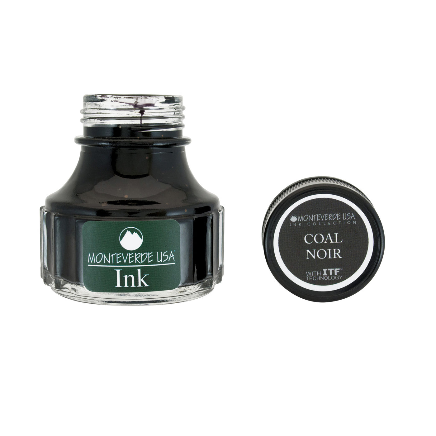 Monteverde Coal Noir Ink Bottle, Grey - 90ml 2