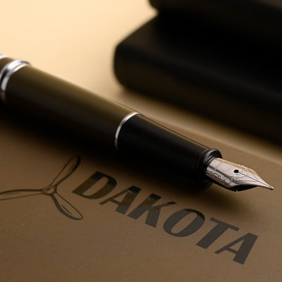 Monteverde Dakota Fountain Pen - Military Green CT 11