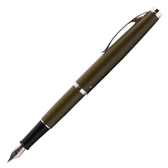 Monteverde Dakota Fountain Pen - Military Green CT