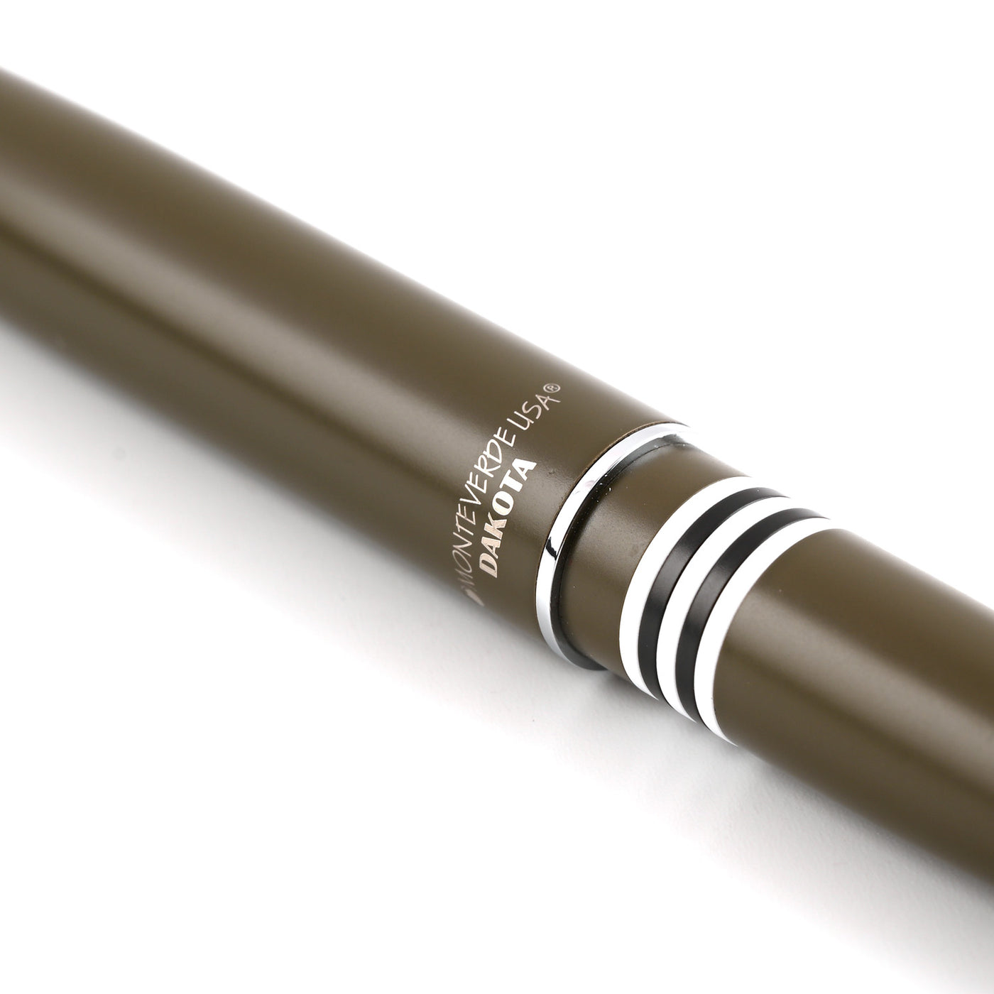 Monteverde Dakota Fountain Pen - Military Green CT 6