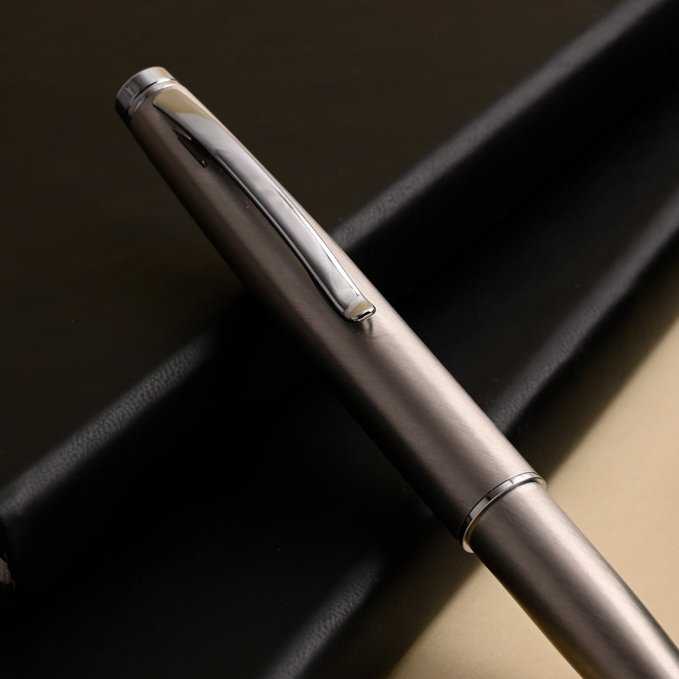 Monteverde Dakota Fountain Pen - Stainless Steel CT