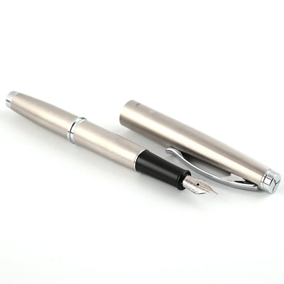 Monteverde Dakota Fountain Pen - Stainless Steel CT