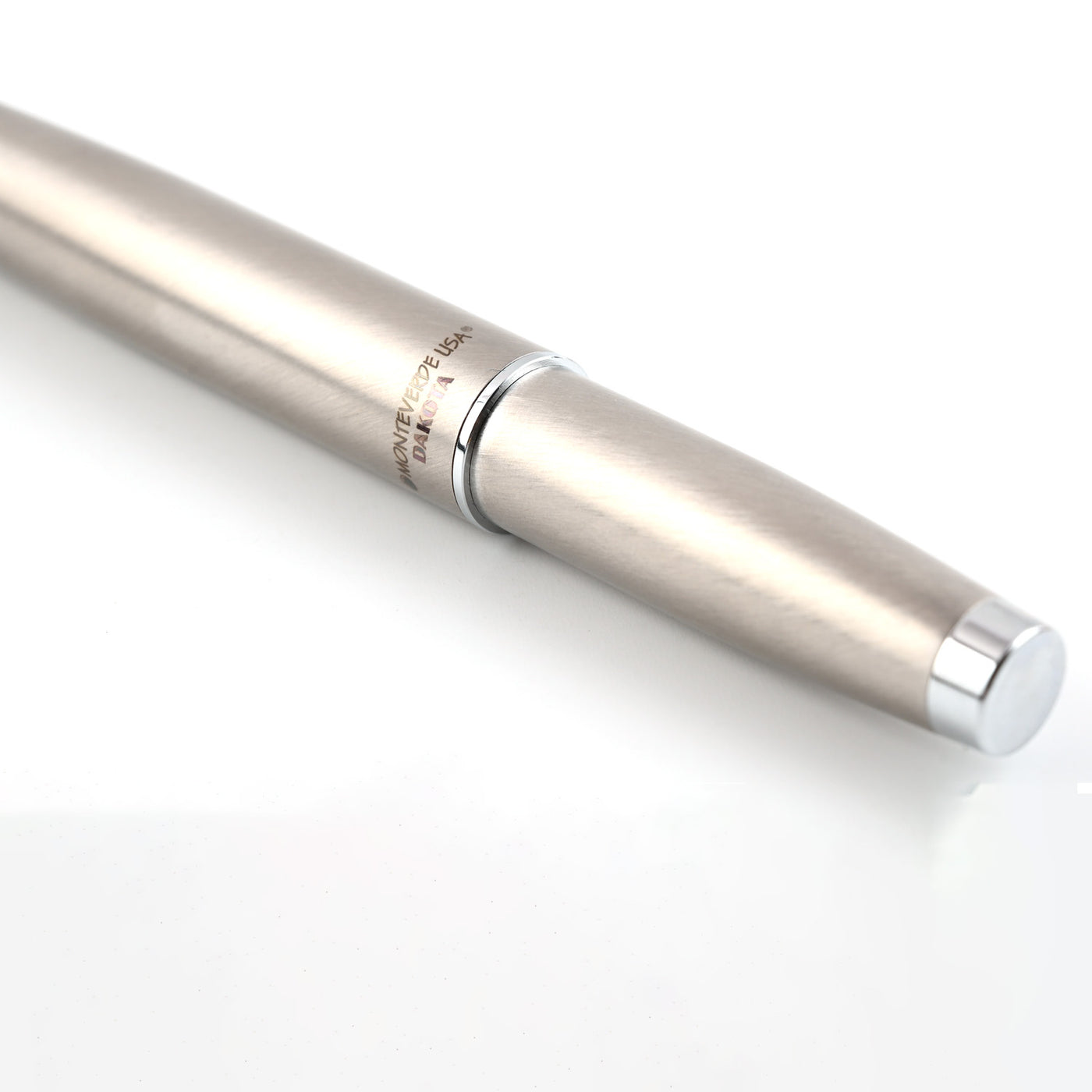 Monteverde Dakota Fountain Pen - Stainless Steel CT