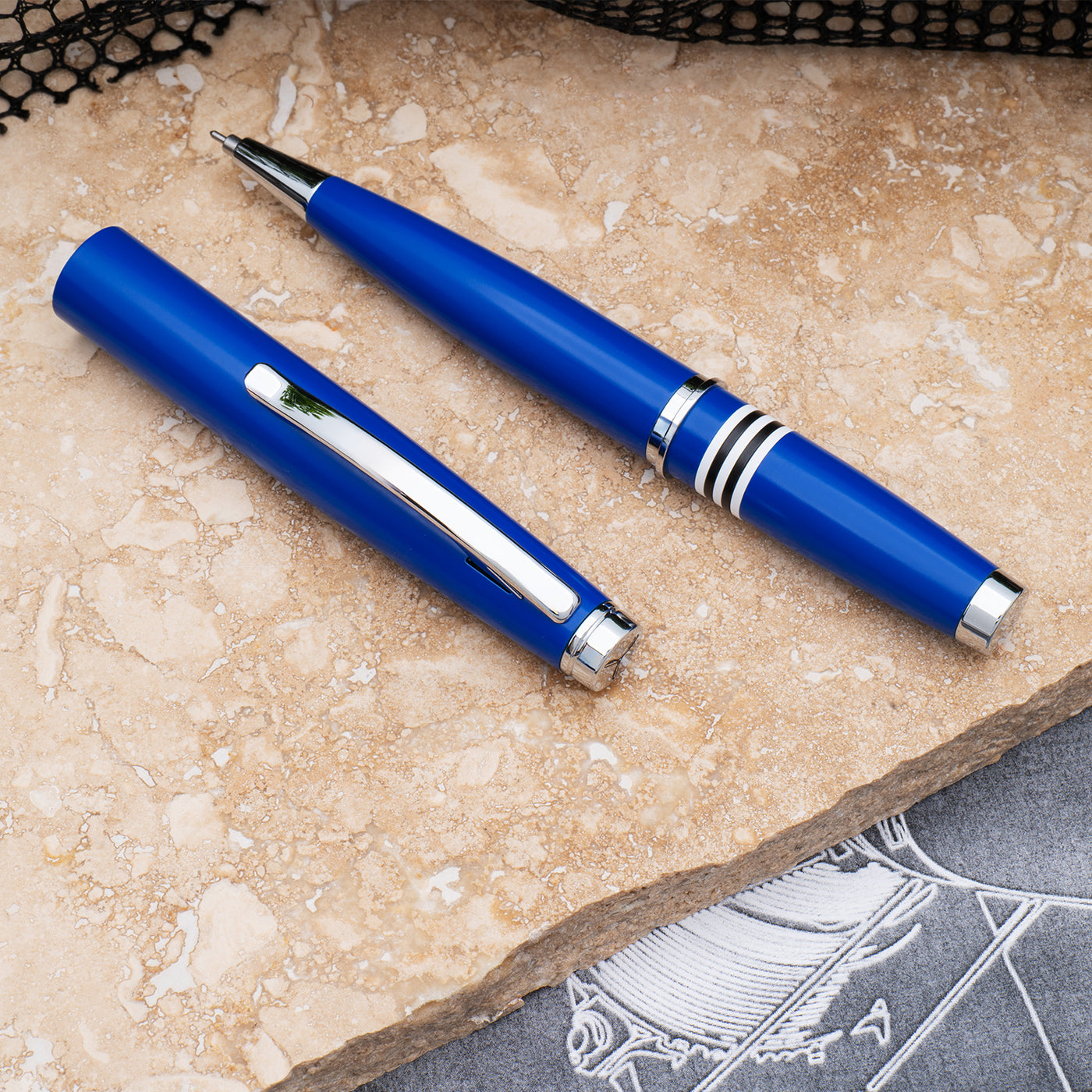 Monteverde Dakota Roller Ball Pen - Air Force Blue CT