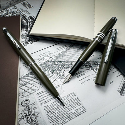 Monteverde Dakota Roller Ball Pen - Military Green CT