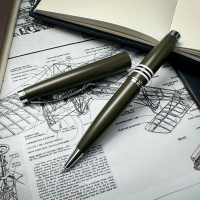 Monteverde Dakota Roller Ball Pen - Military Green CT