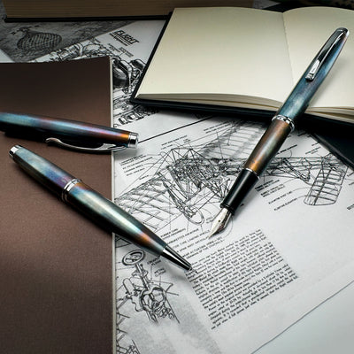 Monteverde Dakota Roller Ball Pen - Raw Flame CT
