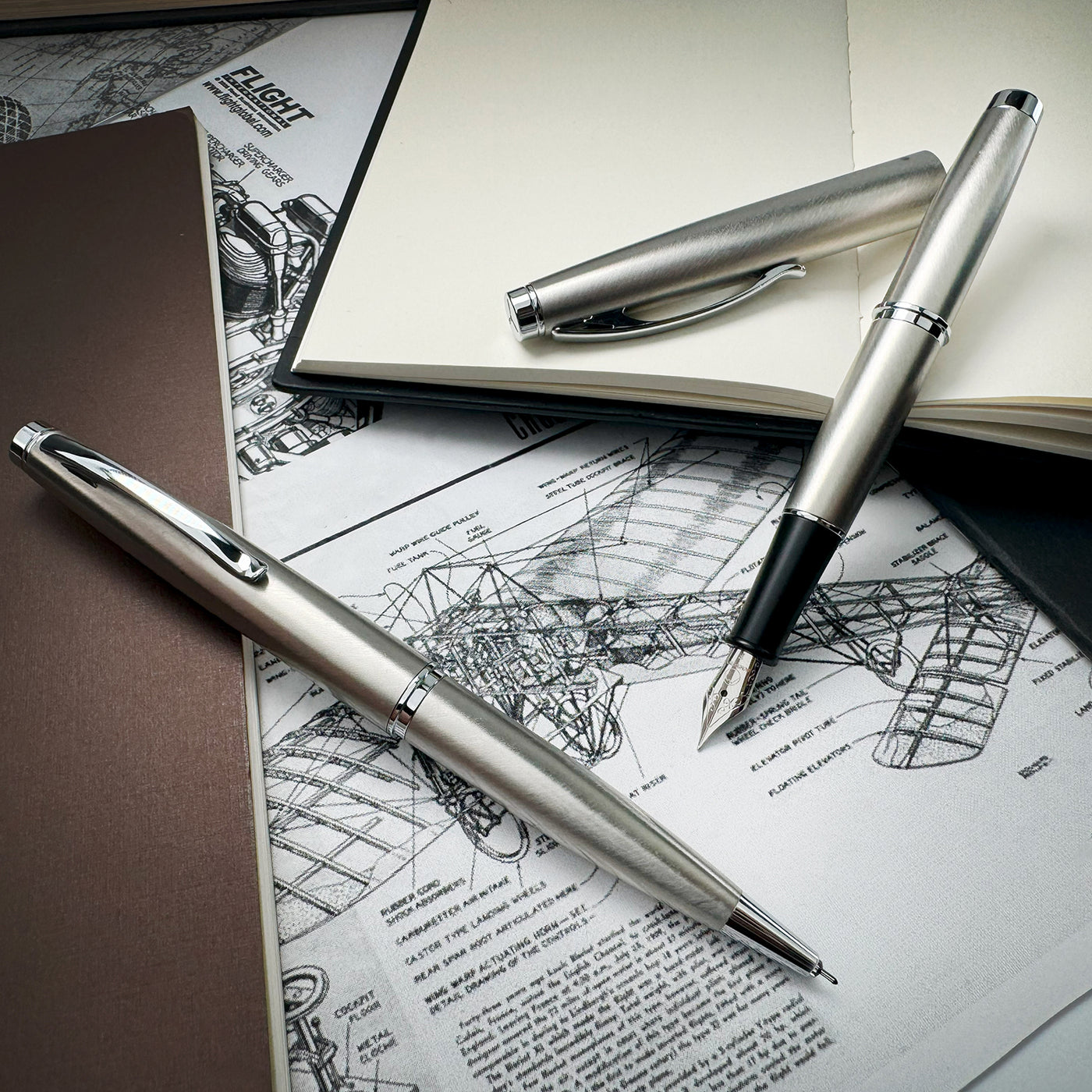 Monteverde Dakota Roller Ball Pen - Stainless Steel CT